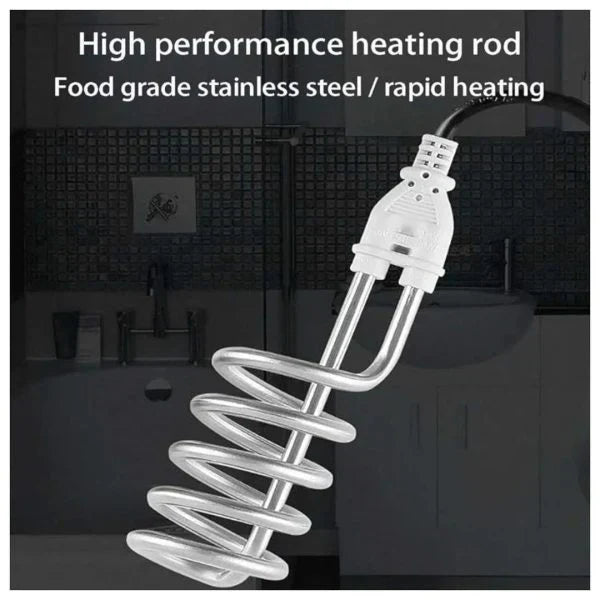 Electric Water Heating Rod for Heating Water in container like Bucket Basin Bath tub mini inflatable Swimming Pool and More
