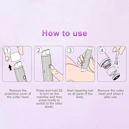 Premium Double Head Electric Shaver Rechargeable